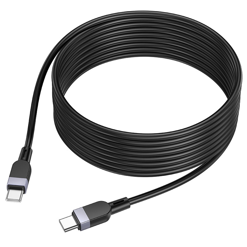 60W PD Silicon Super Fast Charging Cable - USB C to USB C (X109) 3 Meter