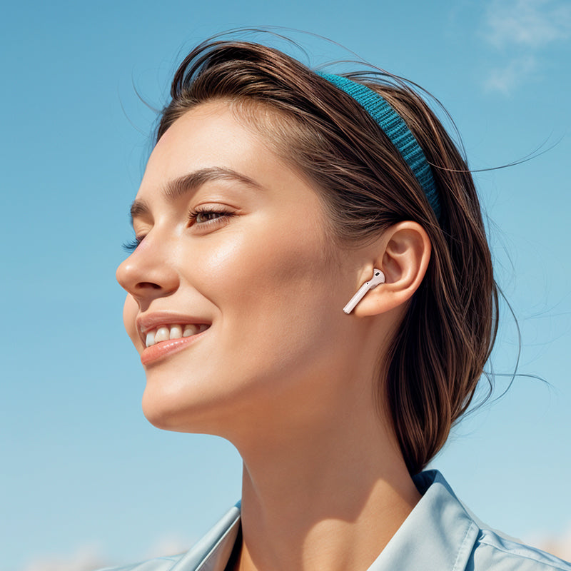 TWS Earbud w/ LCD Touch Screen, 4 Hours (EW80)