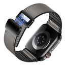 Leather Watch Strap with Magnetic Buckle for Apple Watch (WA34)