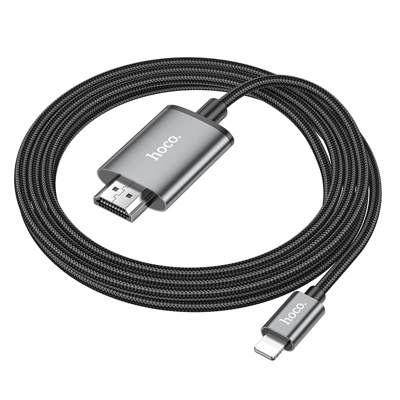 Lightning to 4K HDMI Cable w/ 2 Meter, 1080P (UA27-L)