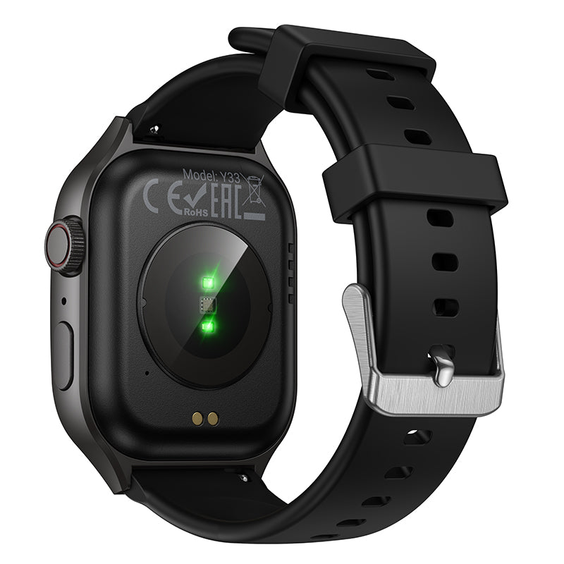 Smart Watch w/ Call Feature, 3~5 Days Battery Life, IP67 Waterproofing, Curved HD Screen (Y33)