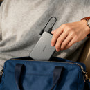 Magnetic 20W PD+QC Wireless Charging Power Bank, 10mm Ultra Thin, Detachable Cable, CCC Certification (5000mAh) (M30)