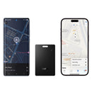Universal Wireless Tracker Card Compatible for Android & Apple Devices, 3 Months Battery Life, Wireless Charging (E102)