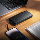 2A Power Bank with Charging Indicator, 2 Inputs, 5 Outputs, 4 Built-in Cables (10000mAh) (J163)