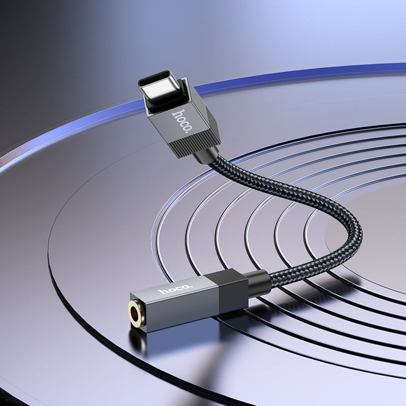 Type C to 3.5mm Audio Jack Adaptor w/ Plug-And-Play (No Need Bluetooth) (UPA32C)