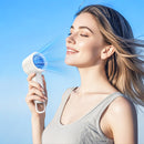 Portable High Speed Multi-Functional Electric Fan w/ Handheld & Desktop Stand, 5 Speed Adjustable Airflow, LED Display (HX63)