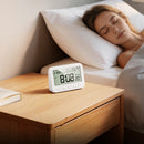 Digital LCD Alarm Clock with Indoor Thermometer & Calendar Display (HX44)