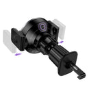 15W Wireless Charging Magnetic 2-in-1 Air Vent Phone Holder – Magnetic or Clamp Mount (HW35)