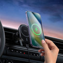 15W Magnetic MagSafe Compatible Wireless Charging Phone Holder with All-in-1 Kit for Windshield, Dashboard, Air Vent (DCA71)