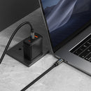 240W PD OD6mm Zinc Alloy Premium USB C to USB C Cable, with LED Light (U143) 1.2M