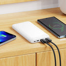 2.1A Power Bank w/ 2 USB, Ultra Thin (10000mAh) (J123) - Black