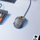Ergonomic 6-Button Wired Gaming Mouse with LED Light, 12800 DPI (GM52)