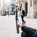 Automatic Face Tracking Selfie Stick with 1.81m Quadpod, Camera Mount, 360' Rotation, Gimbal Stablizer, AI Hand Gesture Recognition, AI Smart Follow Up (K32)