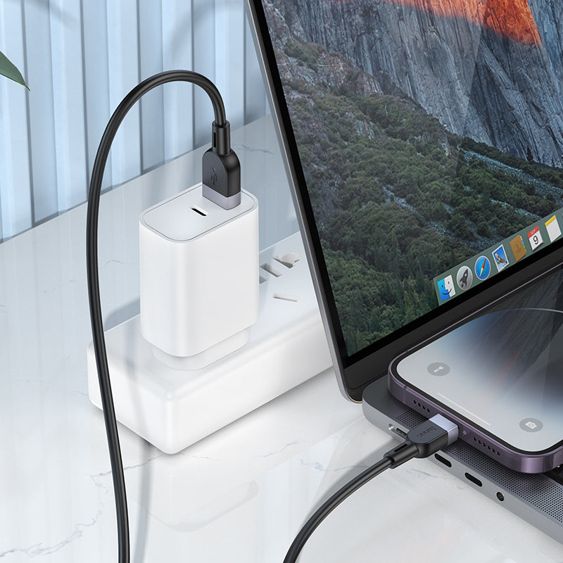Soft Silicon Fast Charging Cable - Lightning (X109) 2 & 3 Meter