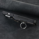 Card Holder w/ Ring & Magnet (Black)