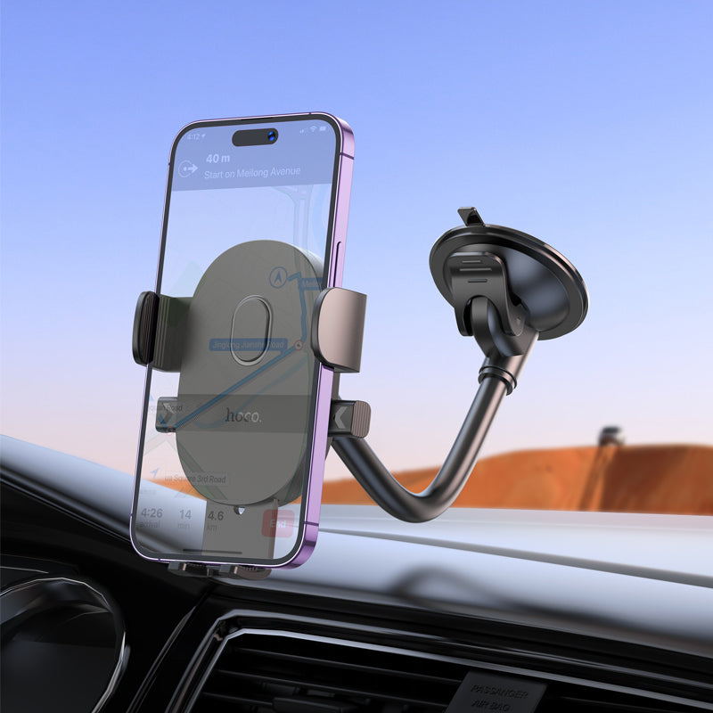 Easy-Lock Windshield Phone Holder w/ Goose Neck (H20)