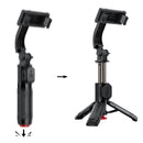 Premium 0.63m Selfie Stick with Drop-to-Open Tripod | Mini Portable Aluminum Stand with Bluetooth Remote (E43)