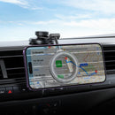 Magnetic Dashboard Phone Holder w/ Ring Magnet, Foldable Design (H77)