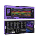Mechanical Wired Gaming Keyboard with RGB Light, 26-Key Anti-Ghosting (GM703)