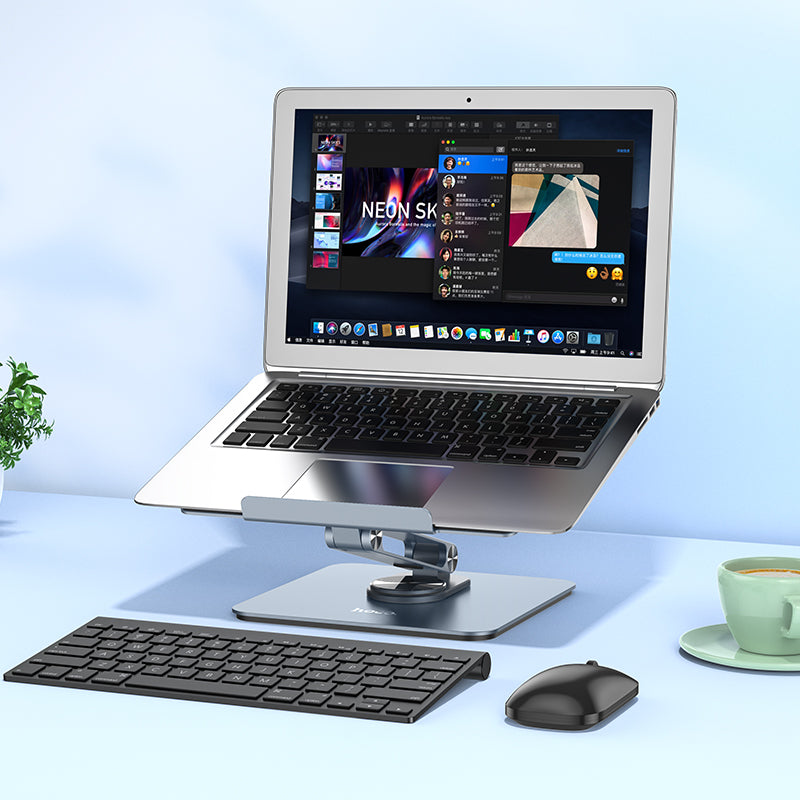 Premium Aluminum Alloy Foldable & Rotatable Laptop/Tablet Stand (PH52 PLUS)