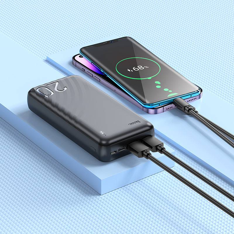 2.1A Power Bank w/ 2 USB-A (20000mAh) (J123A)