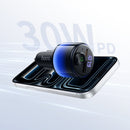 42W FM Car Kit with PD+QC, LED Display, LED Ambient Light (E166)