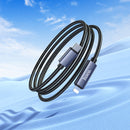 Fast Charging Nylon Braided Cable with LED Power Display (X112)