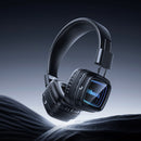 Leather Bluetooth Headset with Mirror LED Light, Gen 6.0 Bluetooth (W72)