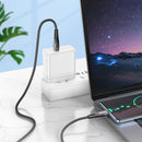 3A Nylon Braided Metallic USB Cable - Type C (U133)