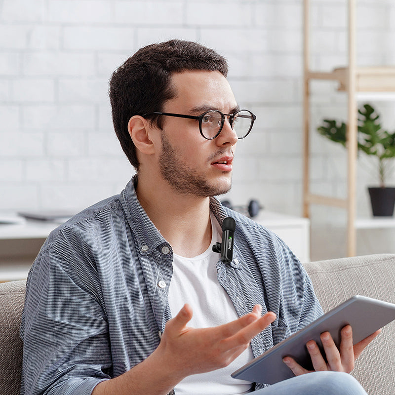 Wireless Digital Microphone w/ Lightning Connector, DSP Digital Noise Reduction (L20-L)