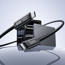 240W PD USB-C to USB-C Metallic Nylon Braided USB4 Full-Featured Cable with 8K HD Video, Audio, 40Gbps Data Sync (US15) 2 Meter