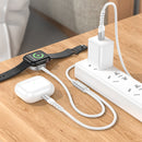 2 in 1 USB-C to Lightning & iWatch Charging Cable (CW54)