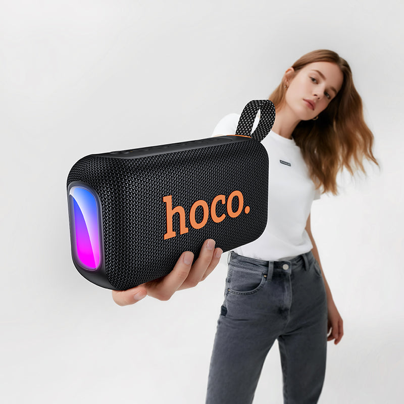 20W Bluetooth Speaker w/ LED Light, IPX4 Waterproofing, 3000mAh Battery, FM / MicroSD / USB / Aux Inputs (HC32)