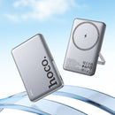 Magnetic 20W PD+QC Wireless Charging Power Bank w/ Ultra Thin, Aluminum Alloy Body, Kick Stand (5000mAh) (Q36)