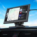 7 Inch Car Portable Screen w/ Wireless Apple Car Play, Wireless Android Auto, Screen Mirroring (HU2)