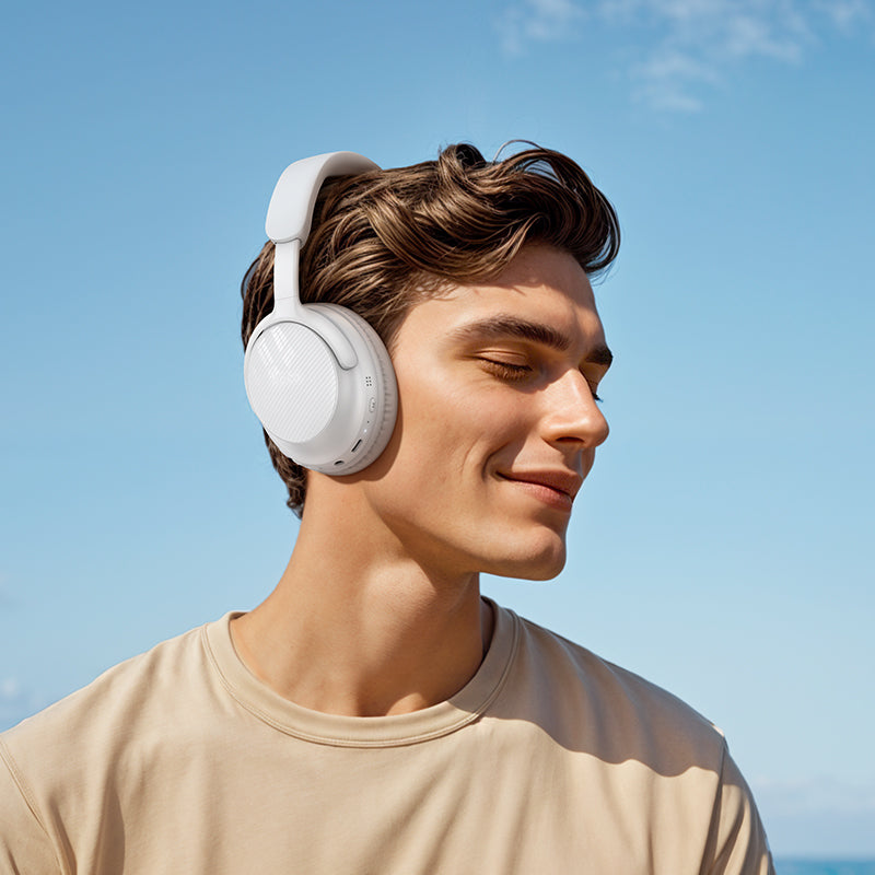 Premium Bluetooth Headset w/ 46 Hours, Light Weight Comfort Fit (W53)