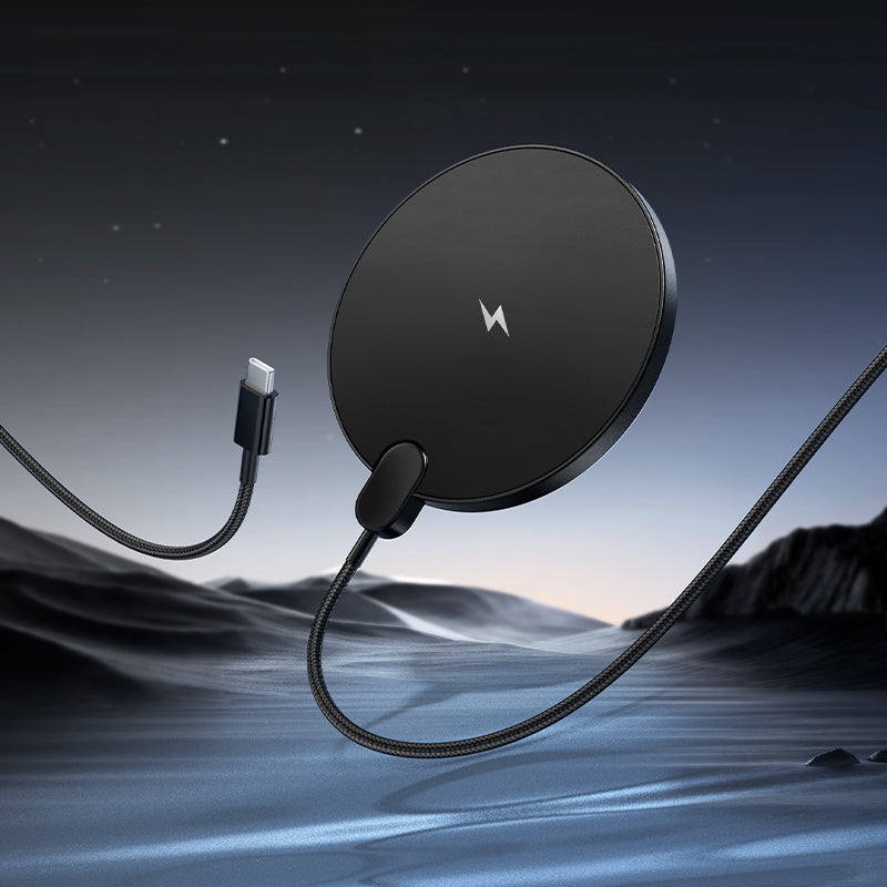 15W Ultra Thin 2 in 1 Wireless Charger w/ LED Charge Status Display (CW62)