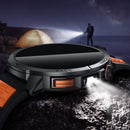 Rugged Outdoor Smart Watch with Call Feature, Flashlight, IP68 Waterproofing, Ultra Long 20 Days Battery Life (Y48)
