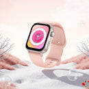 Pink Smart Watch w/ Call Feature, 3~5 Days Battery Life, IP67 Waterproofing, Menstrual Cycle Tracking for women (Y32)