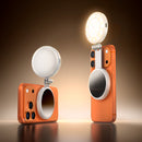 3-in-1 Magnetic LED Fill Light with Foldable Kickstand & Makeup Mirror, MagSafe Compatible (K161)