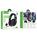Premium Wireless Gaming Headset with Detachable Microphone, Wired Mode, 2.4G & Bluetooth Dual Wireless Mode (W114)