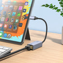 USB-C to RJ45 Ethernet Adaptor with 1000Mbps (UA37) 12cm