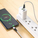 100W PD Nylon Braided Aluminium Alloy Super Fast Charging Cable, with E-Marker Microchip (X50) USB C to USB C