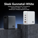 100W 4-Port PD GaN Ultra Fast Desktop Charging Station with 3x USB-C, 1x USB-A, 1.8M Power Cord (AU9)