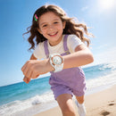 Kids Quartz Watch with Built-In Wireless Tracker for Apple Devices, IPX7 Waterproofing, 9-12 Month Battery Life (E112)