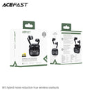 Premium TWS Earbud with 6 Mic, Hybrid ANC Noise Cancellation -52dB, IPX4 Waterproofing, 6 Hours, 10 Min Fast Charging (W5)
