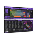 Multifunction Gaming Keyboard with Wired & Wireless Modes, RGB Light, Media Buttons (GM751)