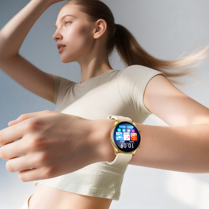 Smart Watch w/ Call Feature, IP67 Waterproofing, 3~5 Days Battery Life, AMOLED Screen (Y38)