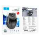Ergonomic Wireless Mouse with Nano Receiver, Dual Mode 2.4G + Bluetooth, 3-Level Adjustable DPI (GM24)