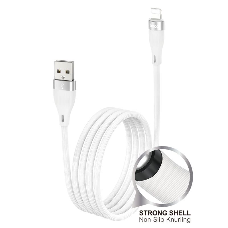 Fast Charging Sturdy & Durable Data Cable w/ Strong Shell, Non Slip Knurling (DU45)